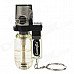 6594 Stylish Windproof Butane Jet Lighters w / Keychains - Black + Silver + Transparent 6594 Stylish Windproof Butane Jet Lighters w / Keychains - Black + Silver + Transparent