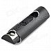 F2 Metal USB Rechargeable Electronic Cigarette Lighter - Black F2 Metal USB Rechargeable Electronic Cigarette Lighter - Black