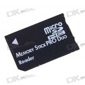 MicroSD/TF to MS Pro Duo Adapter - Black (16GB Max)