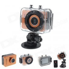 SPC01 2.4" LCD HD 1080P 5.0MP CMOS F3.1 f9.3mm Diving Camera / Sports Camera - Orange + Black SPC01 2.4" LCD HD 1080P 5.0MP CMOS F3.1 f9.3mm Diving Camera / Sports Camera - Orange + Black