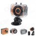 SPC01 2.4" LCD HD 1080P 5.0MP CMOS F3.1 f9.3mm Diving Camera / Sports Camera - Orange + Black SPC01 2.4" LCD HD 1080P 5.0MP CMOS F3.1 f9.3mm Diving Camera / Sports Camera - Orange + Black