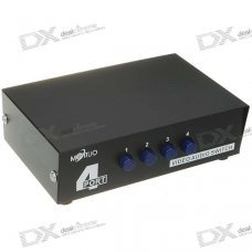 4-TO-1 Multi-Source Audio Video AV Signal Switch