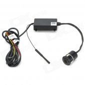W-ONE IP66 Wireless Wi-Fi 300KP Car Rearview Camera System for Andriod - Black