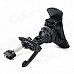Universal ABS Car Mount Holder for Cellphone / GPS - Black