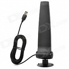 DVB-T HDTV Digital 18dBi Antenna w/ Suction Cup - Black DVB-T HDTV Digital 18dBi Antenna w/ Suction Cup - Black