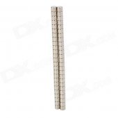 3 x 4mm Cylinder Shaped Magnet - Silver (50 PCS)