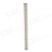 2 x 2mm Cylinder Shaped Magnet - Silver (50 PCS)