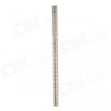 2 x 3mm Cylinder Shaped Magnet - Silver (50 PCS)