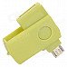 Y2210714 Mini Portable Micro USB TF / Micro SD Card Reader - Green (4GB) Y2210714 Mini Portable Micro USB TF / Micro SD Card Reader - Green (4GB)