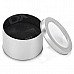 Round Shaped Iron Packing Box w/ Sponge - Silver