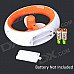 HH657 Cute Portable USB 2.0 / Battery Powered Ultra-Silence 3-Blade Cooling Fan - Orange + White HH657 Cute Portable USB 2.0 / Battery Powered Ultra-Silence 3-Blade Cooling Fan - Orange + White