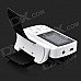 1.35" LCD Bluetooth V2.0 Car Steering Wheel MP3 Player w/ Mini USB / TF - White + Black
