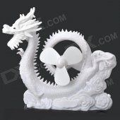 Dragon Shaped Mini USB 3-Blade Fan (3 x AAA)