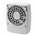 GT825B Portable USB Mini Travel 7-Blade Fan w/ 5V 1A USB Output - White (18650) GT825B Portable USB Mini Travel 7-Blade Fan w/ 5V 1A USB Output - White (18650)