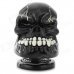 Cool Skull Style 3W Portable Speaker w/ 3.5mm Jack - Black + White