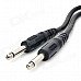 JinJiang 6.5mm Male to Male Audio Video Connection Cable - Black (110cm) JinJiang 6.5mm Male to Male Audio Video Connection Cable - Black (110cm)