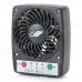 GT825B Portable 5V 1A USB 2.0 Powered 7-Blade 3-Mode Mini Fan - Black (1 x 18650)