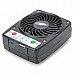 GT825B Portable 5V 1A USB 2.0 Powered 7-Blade 3-Mode Mini Fan - Black (1 x 18650)