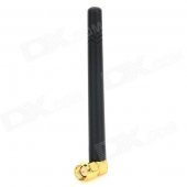 2.4G Plastic + Aluminum Alloy TV Receiver Antenna - Black