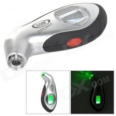 CZK 0.9" LCD Digital Tire Pressure Gauge - Silver + Black CZK 0.9" LCD Digital Tire Pressure Gauge - Silver + Black