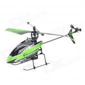 V911 Rechargeable 2.4GHz 4-Channel R/C Helicopter - Green + Black