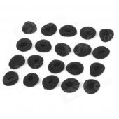 Jiahui Protective Sponge Cover for Earphones - Black (20 PCS)