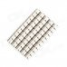 4 x 3mm DIY Cylinder NdFeB Magnetics - Silver (50 PCS)