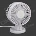LZZ-8 Mini 30° Rotary USB Powered 2-Mode 2-Blade Fan - White LZZ-8 Mini 30° Rotary USB Powered 2-Mode 2-Blade Fan - White
