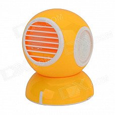 Yiyuan Commodity C07-1000-U1003 Bladeless USB Powered Mini Cooling Turbo Fan - Yellow + White Yiyuan Commodity C07-1000-U1003 Bladeless USB Powered Mini Cooling Turbo Fan - Yellow + White