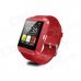 COOSPO U Watch 8 1.48" TFT Bluetooth Wearable Smart Sport Watch for IPHONE / Samsung / HTC - Red COOSPO U Watch 8 1.48" TFT Bluetooth Wearable Smart Sport Watch for IPHONE / Samsung / HTC - Red