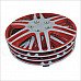 14 Inch ABS Car Wheel Hub Cover - Red + Silver (4 PCS) 14 Inch ABS Car Wheel Hub Cover - Red + Silver (4 PCS)