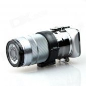 Flyone MP01 1.5" TFT 3.0 MP Multifunctional Full HD Waterproof Car Recorder DVR - Silvery Black