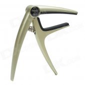 Musedo MC-1 Stainless Steel Guitar Capo for 6-String Guitar Acoustic / Electric Guitar - Golden