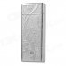 JiaQiang Aluminum Alloy USB Rechargeable Electronic Cigarette Lighter - Silver