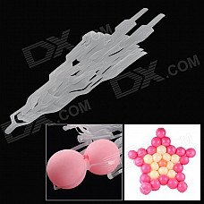 Star-Shaped 31 Cells Balloon Grid - White Star-Shaped 31 Cells Balloon Grid - White