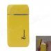 Stylish Mini Windproof Butane Gas Lighter - Yellow Stylish Mini Windproof Butane Gas Lighter - Yellow