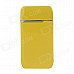 Stylish Mini Windproof Butane Gas Lighter - Yellow Stylish Mini Windproof Butane Gas Lighter - Yellow