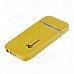Stylish Mini Windproof Butane Gas Lighter - Yellow Stylish Mini Windproof Butane Gas Lighter - Yellow