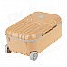 YADIAN NS0520 Fashion Suitcase Shape Piggy Bank - Orange YADIAN NS0520 Fashion Suitcase Shape Piggy Bank - Orange
