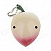 Peach Shaped Portable Gas Lighter w/ Chain - Red + Beige + Green Peach Shaped Portable Gas Lighter w/ Chain - Red + Beige + Green