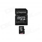 Kingston 64GB microSDXC Class 10 Flash Memory Card with SD Adapter