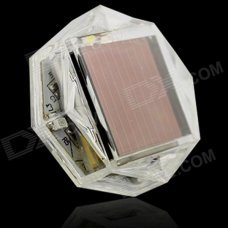 YELENO Solar Panels Automobile Tire Valve Cap / Light / Hot Wheels / Tires Light Hub - Silver