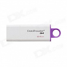 Kingston Digital 64GB DataTraveler G4 USB 3.0 Drive Violet DTIG4/64GB