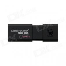 Kingston Digital 64GB DataTraveler 100 G3 USB 3.0 Drive DT100G3/64GB