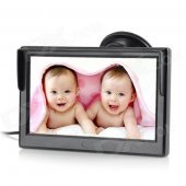 KDH CN-566 Car 5.0" Dual-Zone LCD Monitor - Black