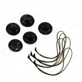 BZ21B Safety Tether for Gopro Hero 4/ 3+ / 3 / 2 / 1 / SJ4000 - Black (5 PCS)