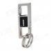 OMUDA BZYS69 ''8'' Shaped Double Ring Keychain - Silver + Black + Multi-Colored OMUDA BZYS69 ''8'' Shaped Double Ring Keychain - Silver + Black + Multi-Colored
