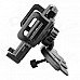 360 Degree Rotation Car CD Port Holder Stand Bracket for Phone / Navigation - Black