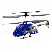Brilink BH12 Rechargeable 4-CH IR Remote Control R/C Helicopter w/ Gyro - Blue