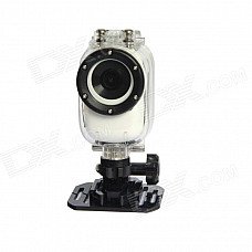 PANNOVO DV-M600-B 0.6" TFT 5.0 MP CMOS 1080P 120 Degree Waterproof Sports Camera w/ AP Wi-Fi - Black PANNOVO DV-M600-B 0.6" TFT 5.0 MP CMOS 1080P 120 Degree Waterproof Sports Camera w/ AP Wi-Fi - Black